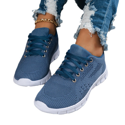 Fashion Blue Running Soft Bottom Comfortable Women's Shoes - Plush Fashions Shop 