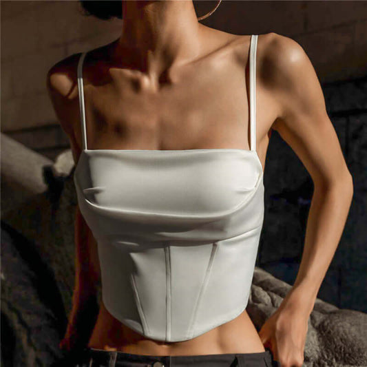 Fashion Suspenders Bottoming Vest For Women - Plush Fashions Shop 